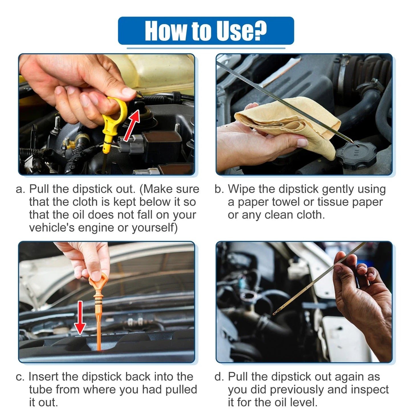 Engine Oil Dipstick for Chrysler Pacifica 4.0L V6 AWD (2007)