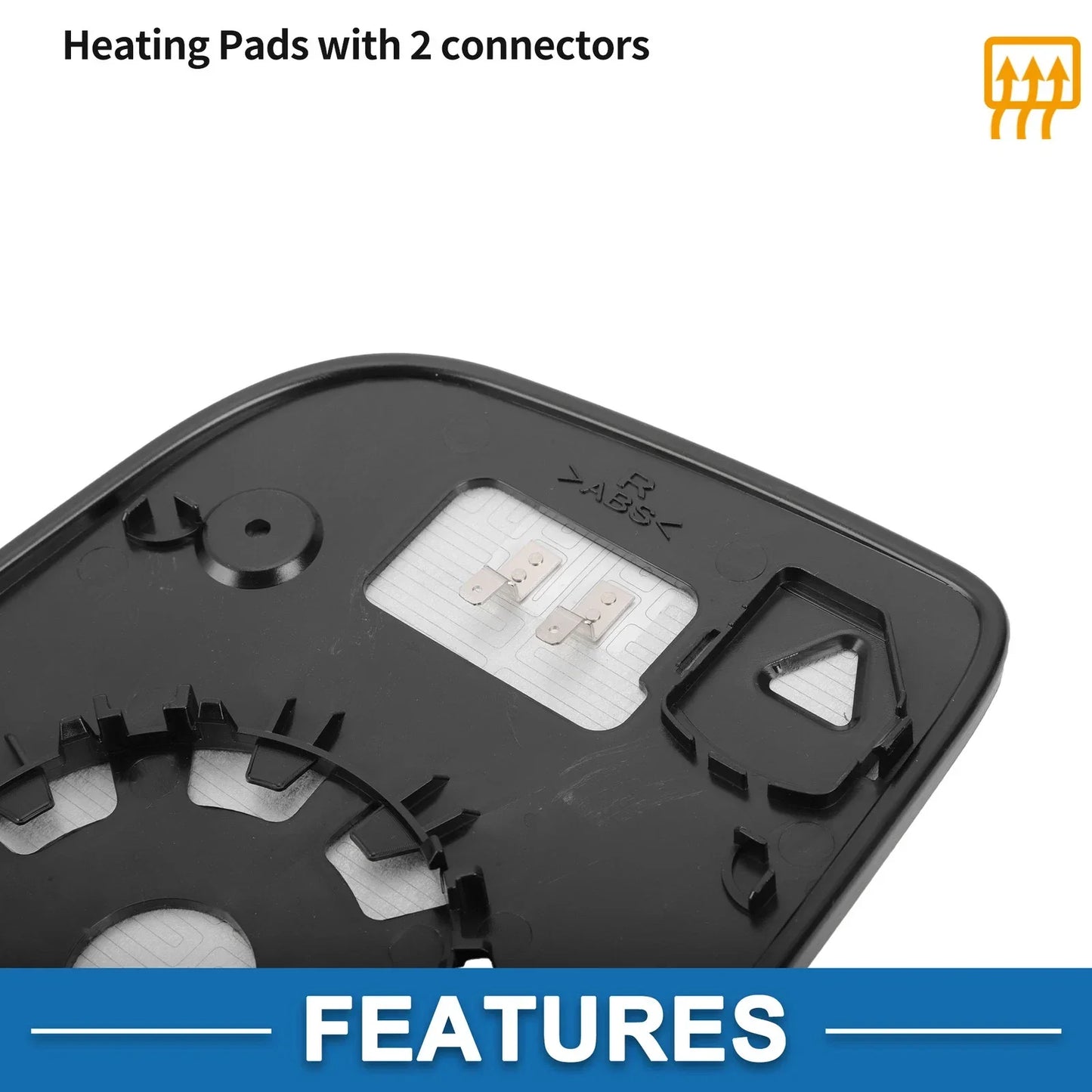 Heated Right Upper Side Mirror Glass for VW Crafter & Mercedes (2017-2023)