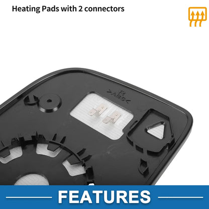 Heated Right Upper Side Mirror Glass for VW Crafter & Mercedes (2017-2023)
