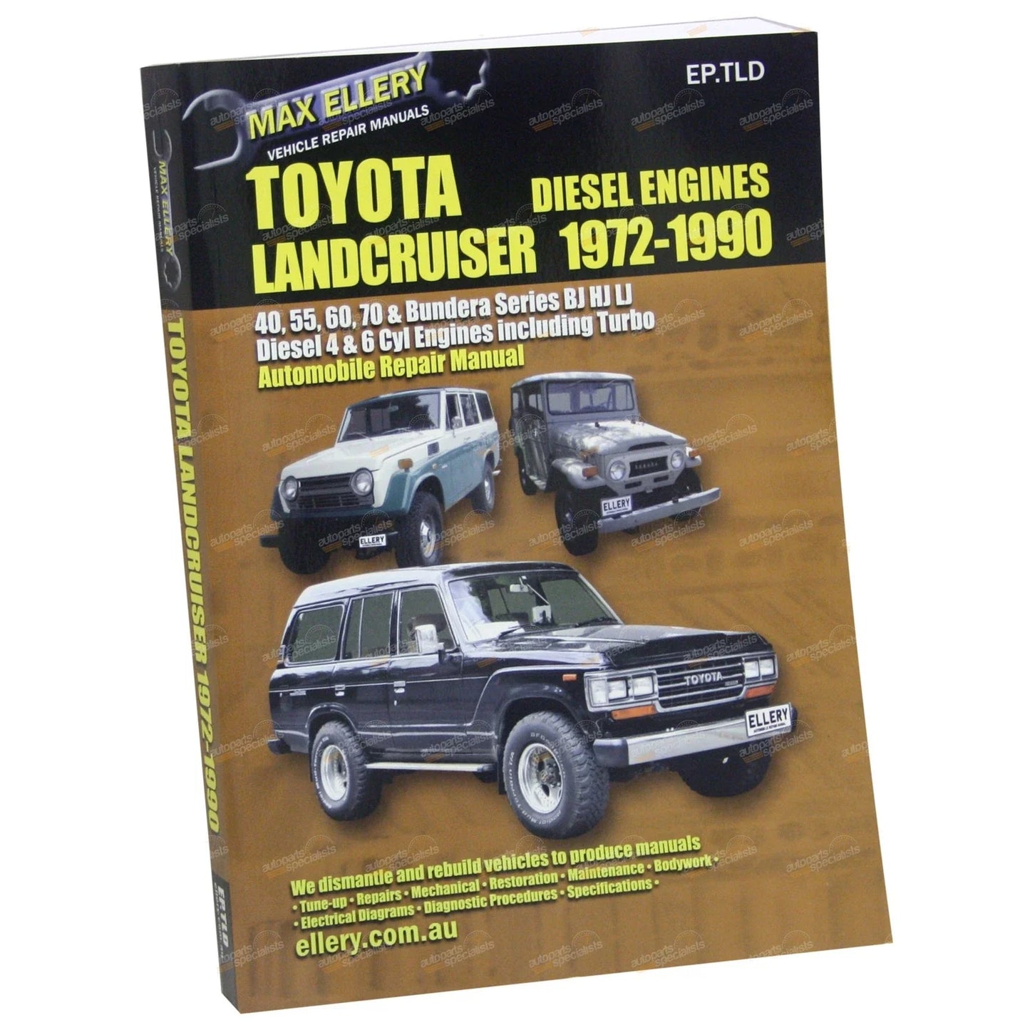 Repair Manual / Book for Toyota 40–70 Series Bundera (1972–1990)