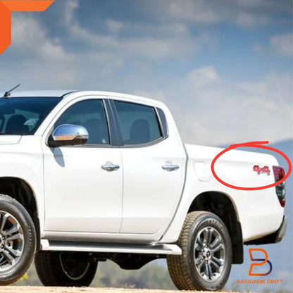 Diff Lock 4x4 Side Cabin Rear Bed Sticker Decal for Mitsubishi Triton Ute (2009-2023)