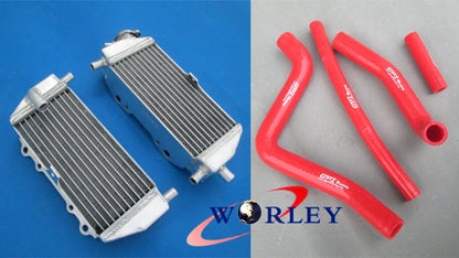 Aluminum Radiator & Silicone Hose for Kawasaki KX125 (1994-2002)