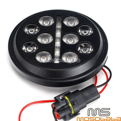 6000K LED Fog Passing Headlight Light for Harley-Davidson