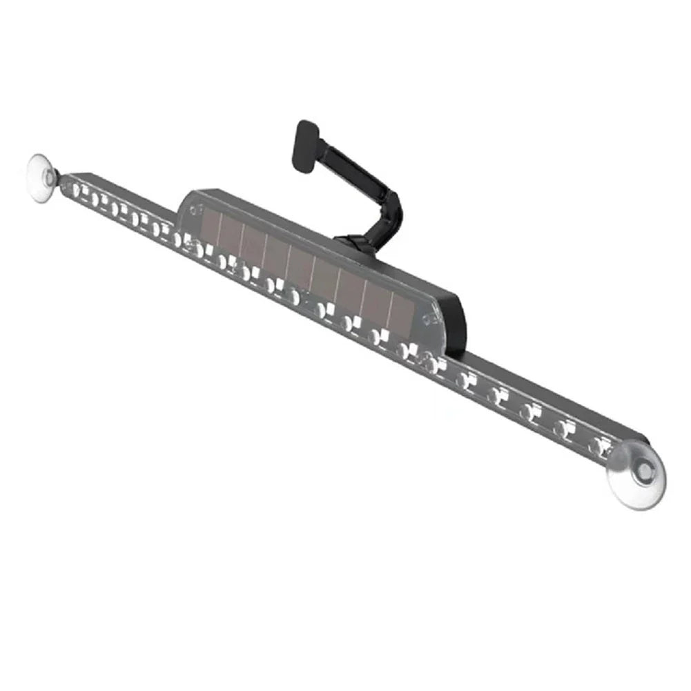 RGB Illuminated Light Bar for Car Safety with Eco Friendly Solar Power
