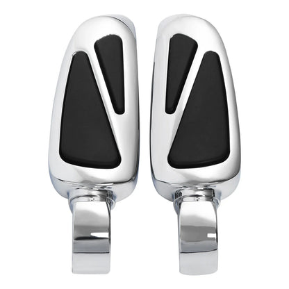 Chrome Rider Driver & Passenger Footpegs Bracket for Harley Low Rider (18-25)
