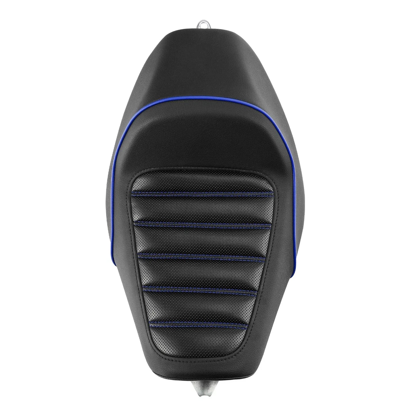 Black Blue Front Solo Driver Seat for Harley Sportster XL883 1200 (2010-2022)