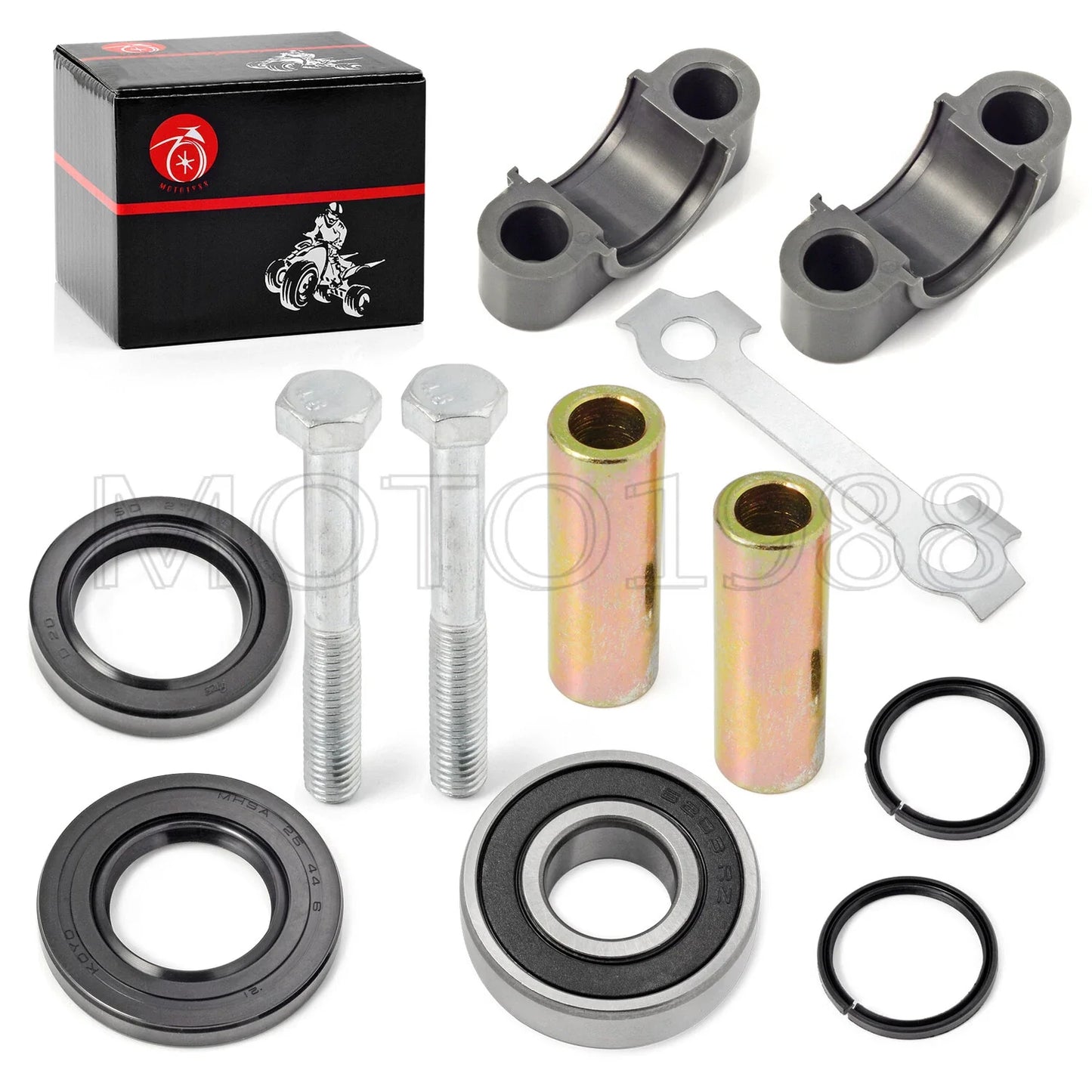 Steering Stem Bushing Seal Rebuild Kit for Yamaha Timberwolf 250 (1989–1999)