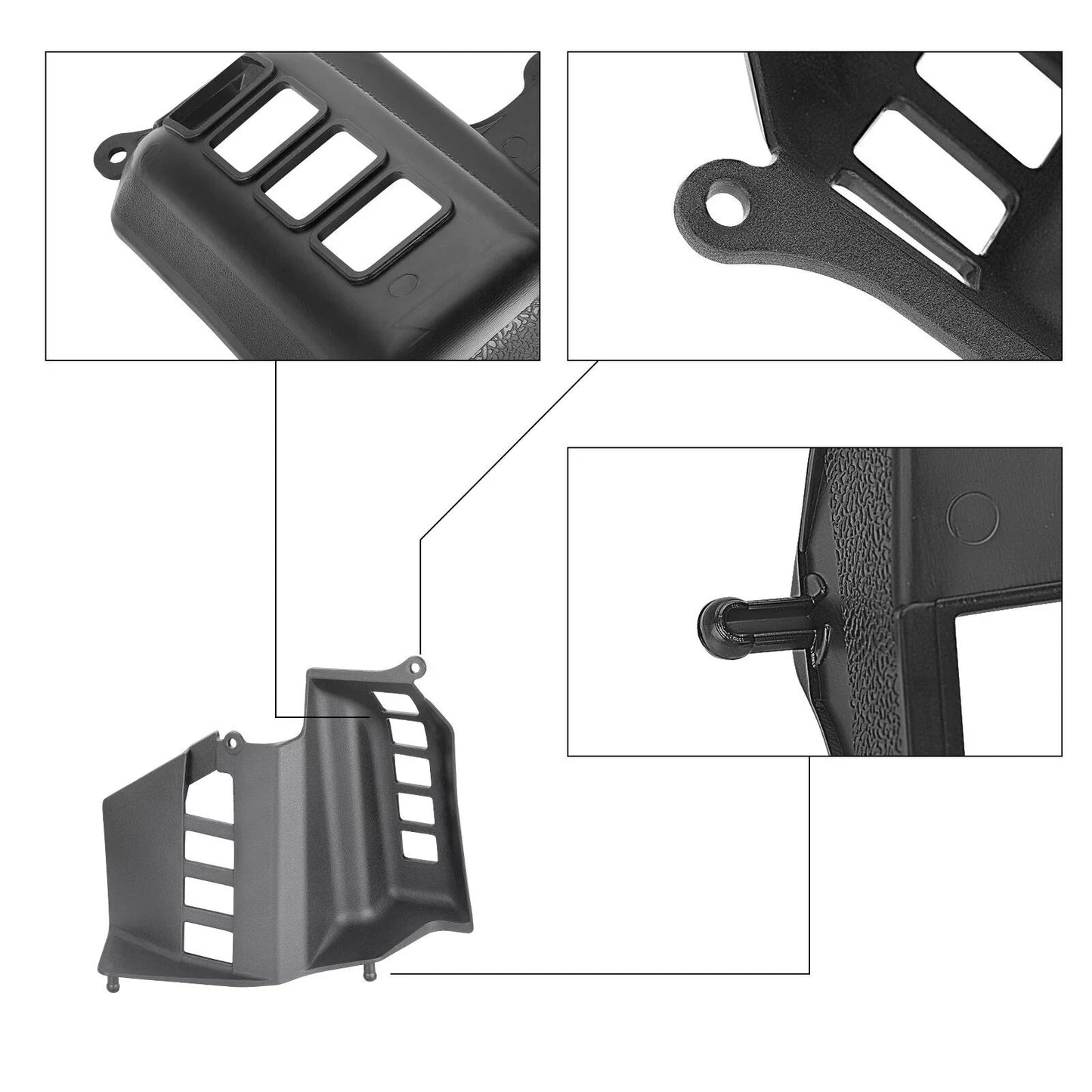 2x Heel Guards Rear Fender Flaps for Yamaha Banshee 350 (1987–2006)