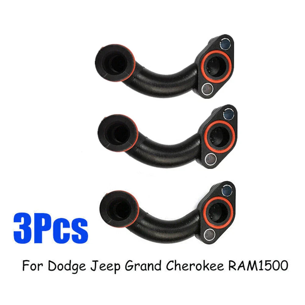 3 Pcs Engine Coolant Bypass Pipe for Dodge Jeep Grand Cherokee RAM 1500 (2011-2023)