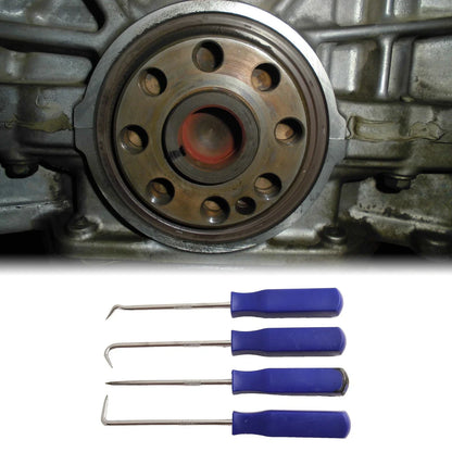 4 x Car Hook Set O Ring Oil Seal Gasket Puller Remover Hand Tool