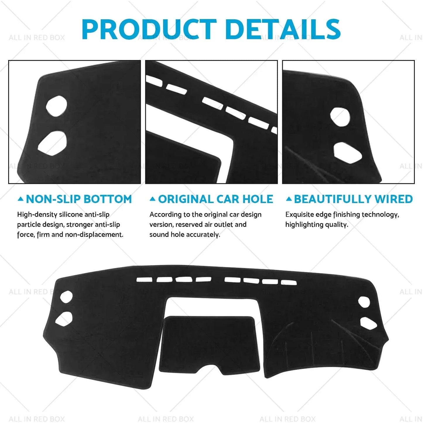 Anti-Slip Dash Mat Cover for Nissan X-Trail T31 (2007-2013)