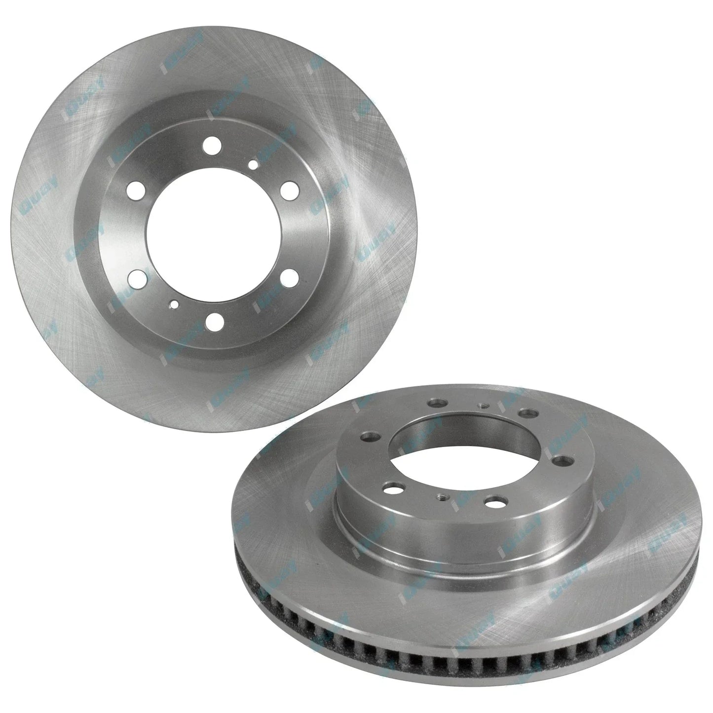 2 Front Brake Rotors + Pads for Toyota Prado KDJ150R 4cyl 3.0L 1KD-FTV 2009~2015