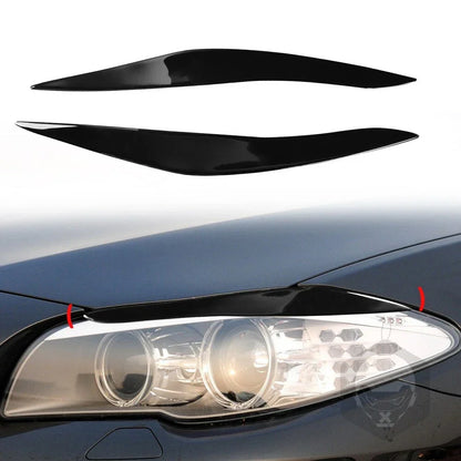 Headlight Trim Eyelid Eyebrow Trim for BMW 5 Series F10/F11 (2010–2017)