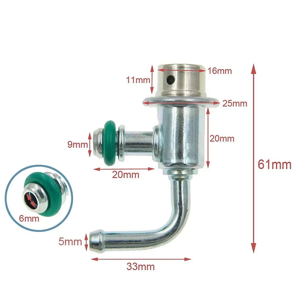 Fuel Injection Pressure Regulator for Mitsubishi Lancer, Pajero, Toyota
