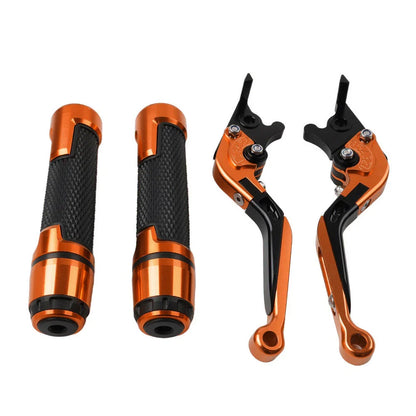 Orange Extendable Brake Clutch Levers Grips Set for BMW F900 F900R (2020-2023)