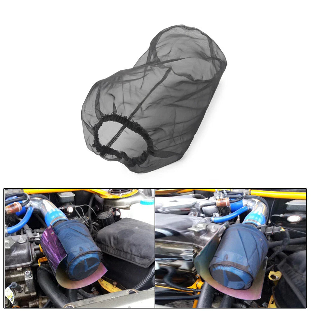 Car Engine Cold Air Intake for PRE Filter Mesh Cover Water Washable Cloth