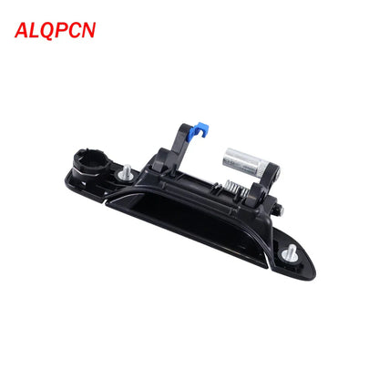 4 x Outside Door Handle Smooth Black for Honda Civic (2001-2005)
