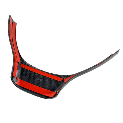 Carbon Fiber Style Steering Wheel Trim Cover for BMW 5 7 Series (2010-2020)