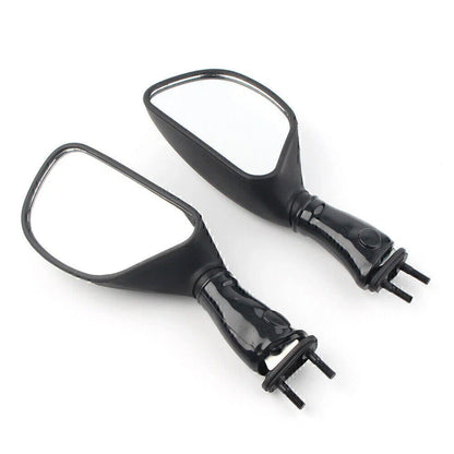L&R Rear View Mirrors for Kawasaki Ninja 650R ZX6R ZX9R Black (2006-2008)