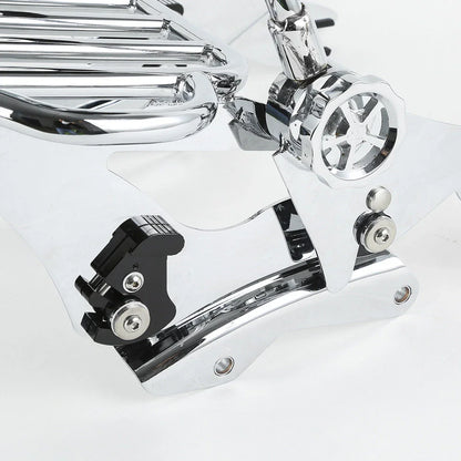 Sissy Bar Luggage Rack Backrest Docking Kit for Harley Street Glide (2014-2024)