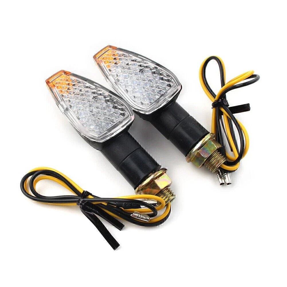 Amber Turn Signal Indicator Blinker Lamp for Universal 12V Motorcycle