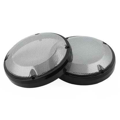 6.5" Saddlebag Lid Speaker Grill Covers for Harley Touring Electra Glide (83-20)