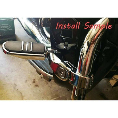 Chrome Foot Pegs Footrests for Harley Sportster Iron XL 1200 XL883 Dyna (2004-2023)