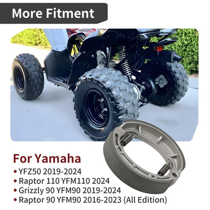Rear Brake Shoes for Yamaha Grizzly 90 YFM90 (2019-2024)