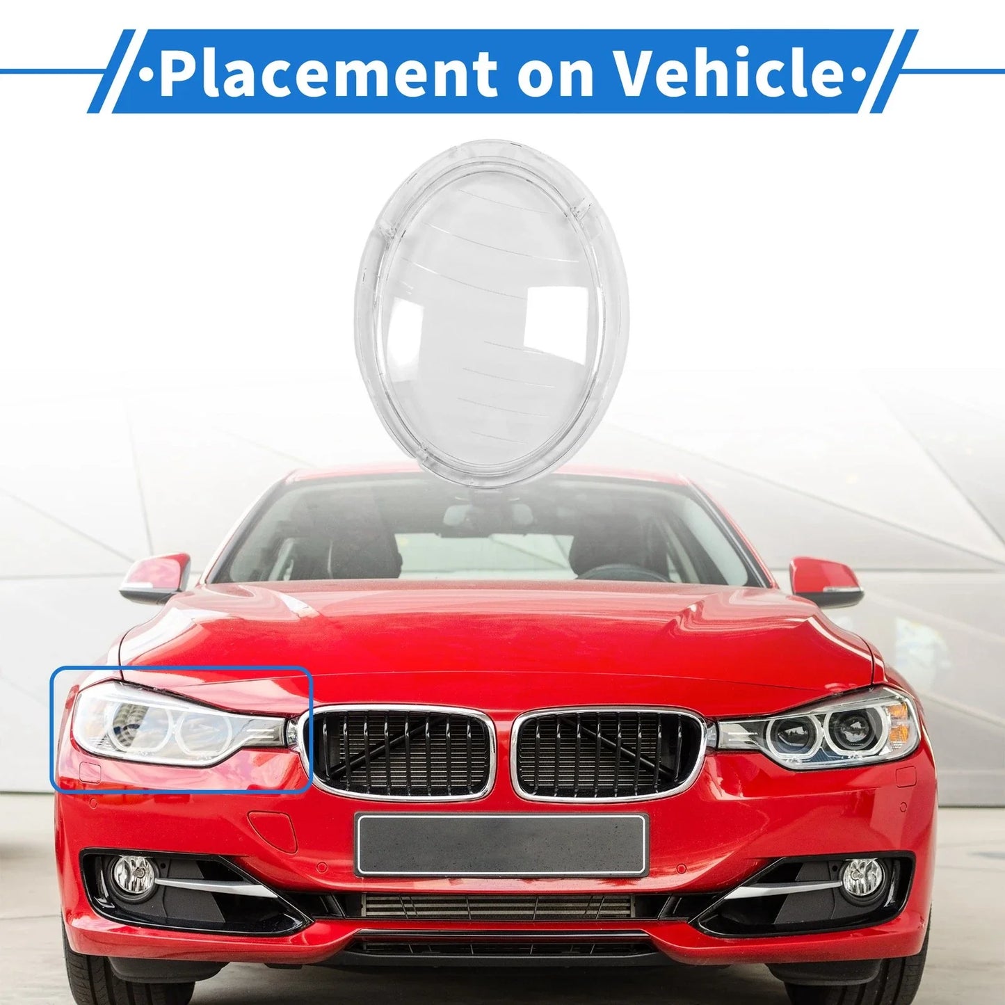 1pc Front Right Headlight Lens Cover for BMW Mini Cooper