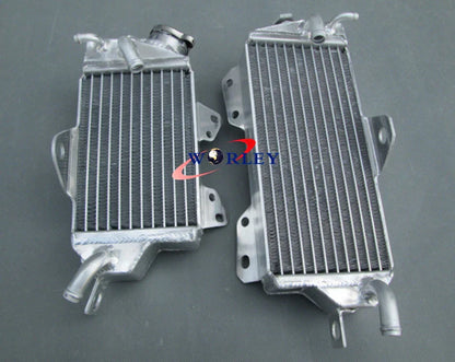 Aluminum Radiator & Silicone Hose for Kawasaki KX125 KZ125 (1990-1991)