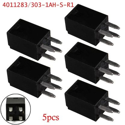 Electrical Relay Accessories 4 Pin 5 x Cooling Fan Relays for Vehicles