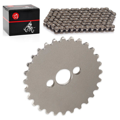 Camshaft Sprocket 28T & Timing CHAIN For Honda XR80 XR80R XL80S (1979–1999)