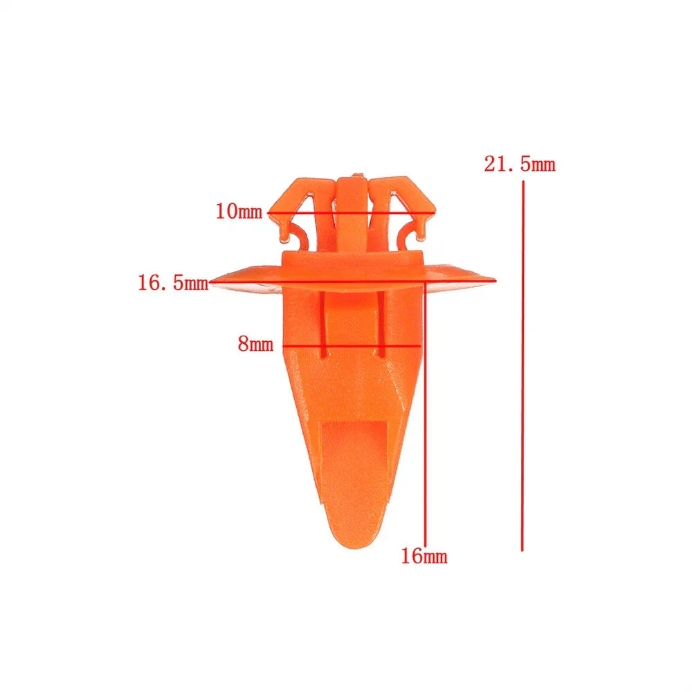 60x Car Front Door Trim Mould Clips for Toyota Prado 120 Series (2003-2009)