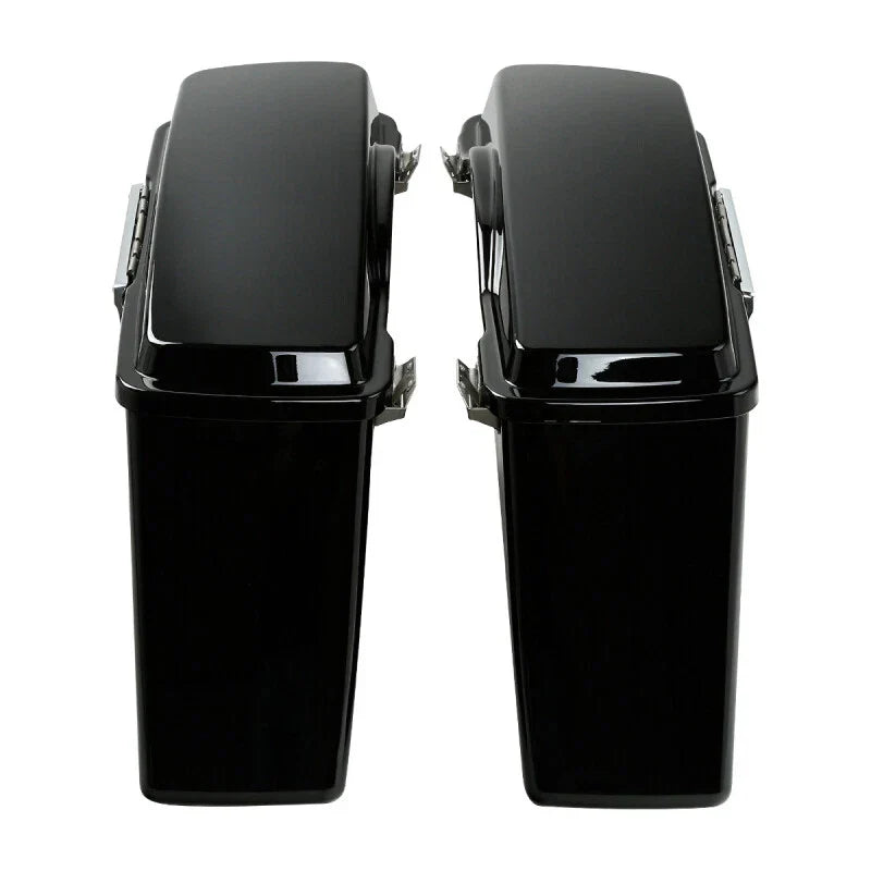 Saddlebags & Chrome Conversion Brackets for Harley Softail