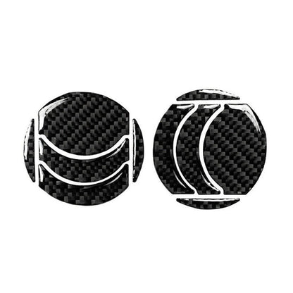 10Pcs Carbon Fiber Dashboard Vent Trim Covers for Nissan 350Z (2006-2009)