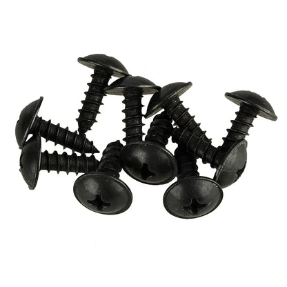 10 x Black Fender Liner Bracket Screws for Hyundai Kia