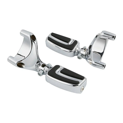 Chrome Rear Passenger Footpeg Pegs for Harley Sportster XL 883 1200 (2004-2013)