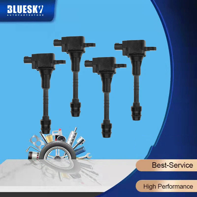 4 x Ignition Coils for Nissan Micra K13 1.2L HR12DE & 1.5L HR15DE (10-17)