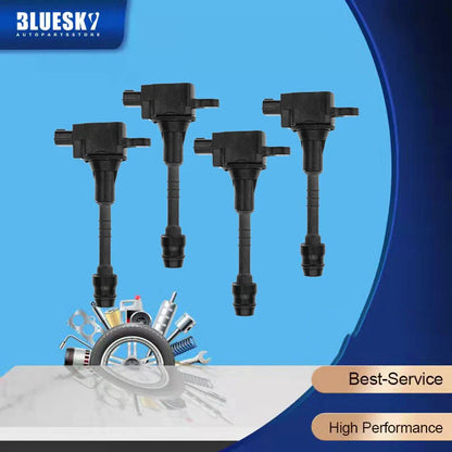 4 x Ignition Coils for Nissan Micra K13 1.2L HR12DE & 1.5L HR15DE (10-17)