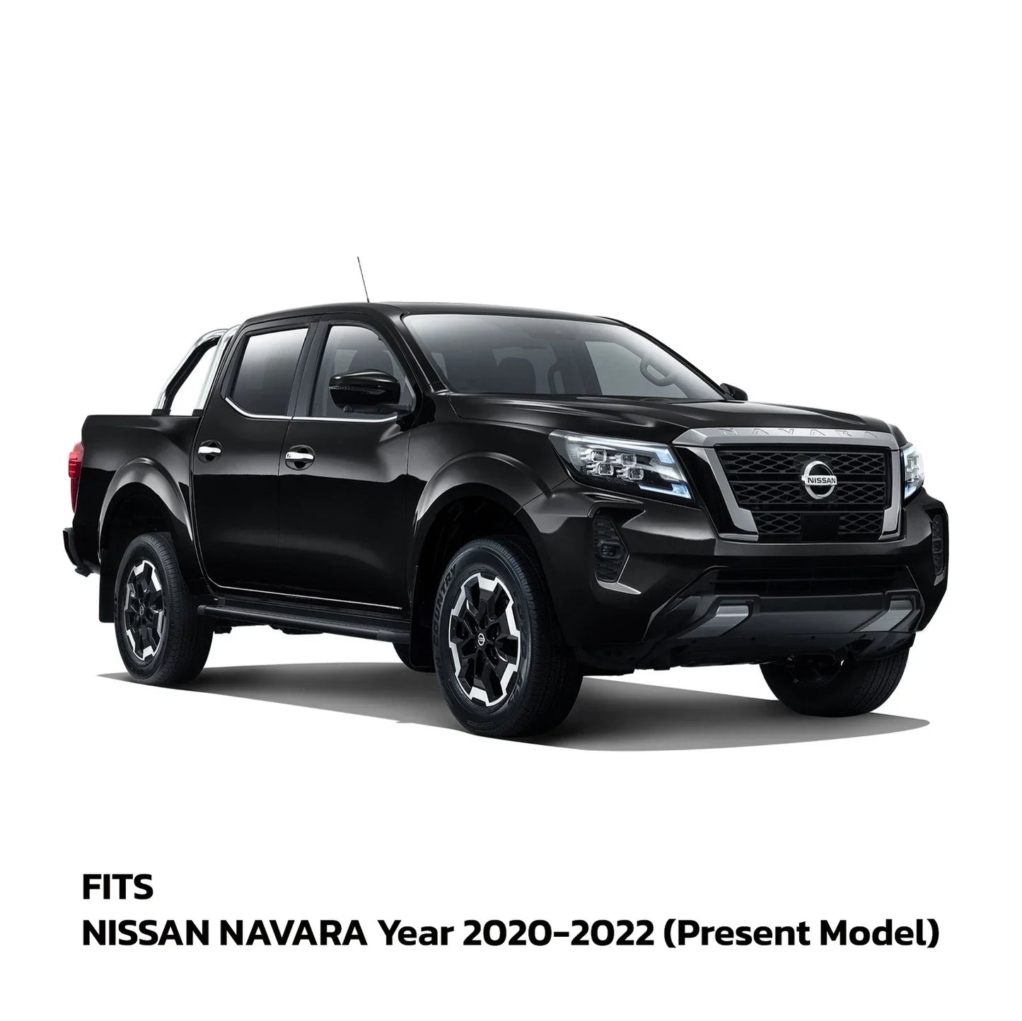Matte Black Rear Tailgate Cover for Nissan Navara (2020-2022)