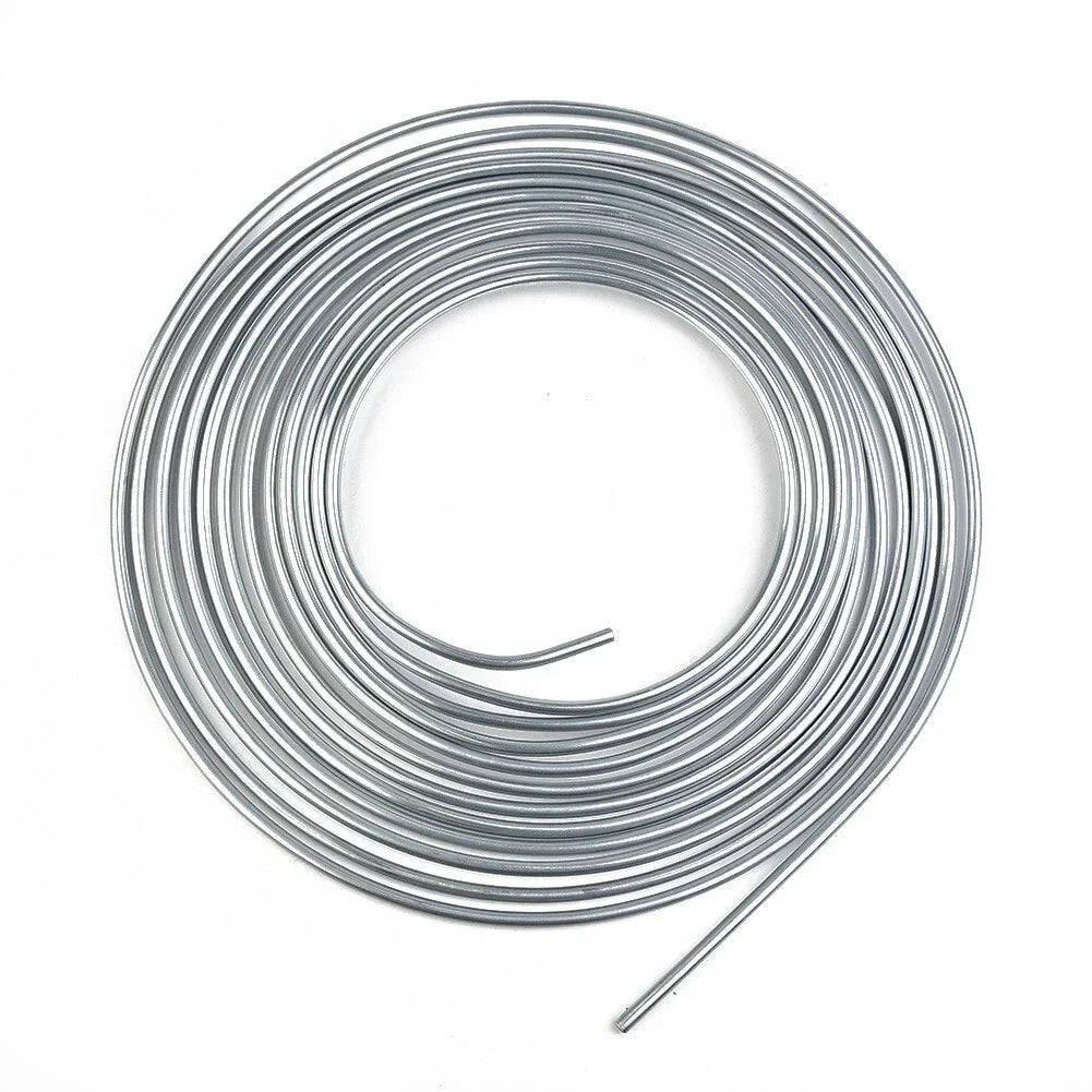 Brake Line Tubing 25 Ft 3/16 OD Copper Nickel with 16 Fittings