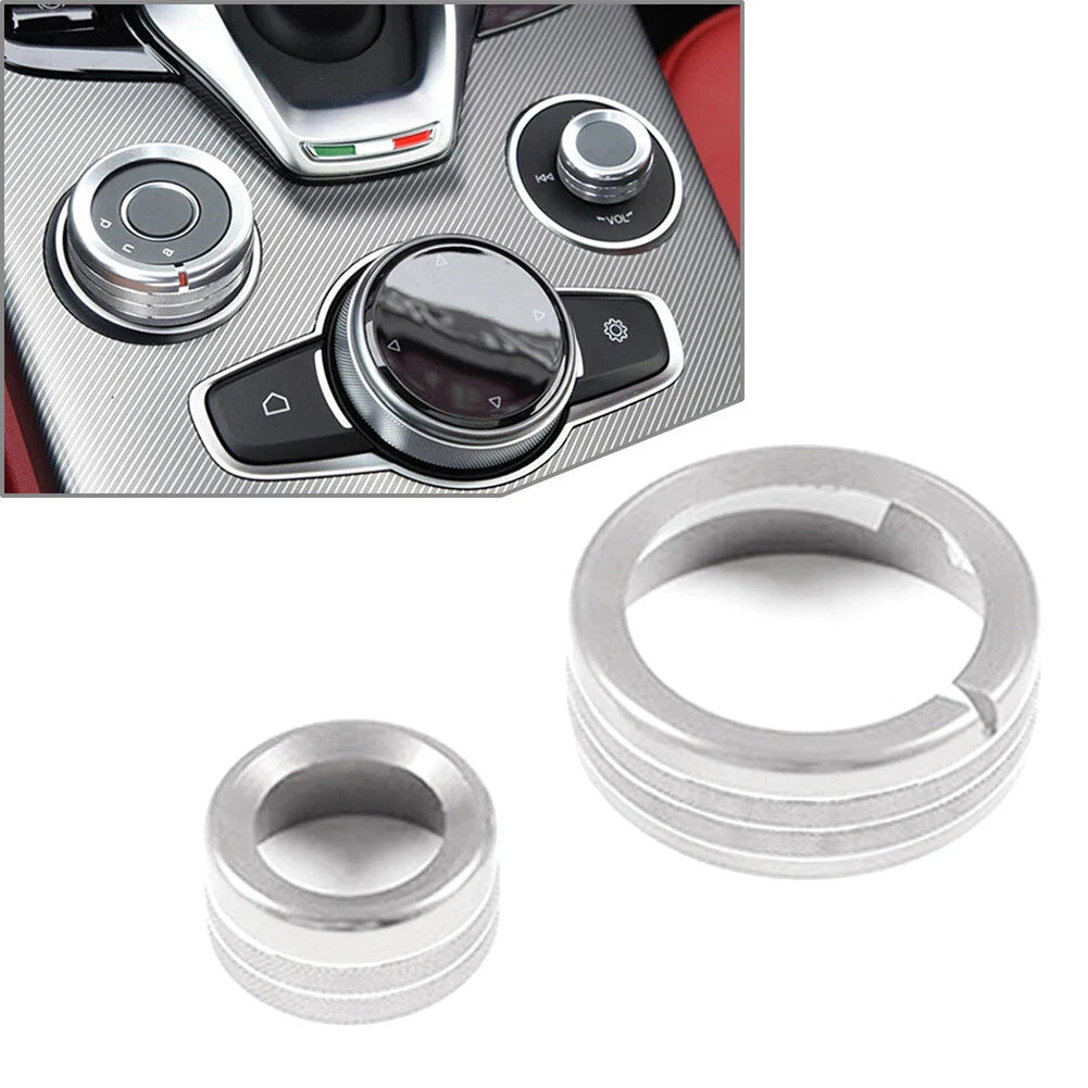 Multimedia Knob Ring for Alfa Romeo Giulia Stelvio (2020-2021)