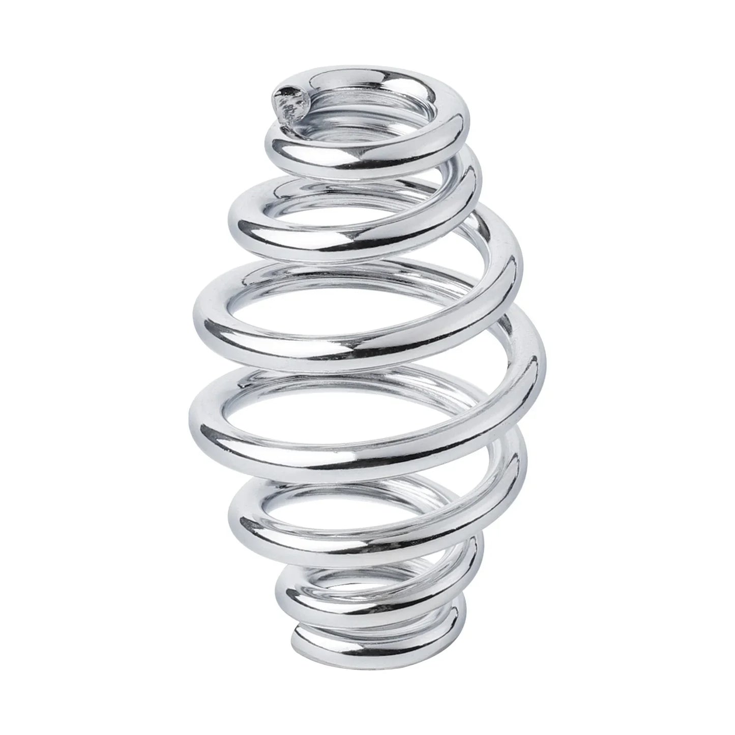 Chrome 3" Barrel Coiled Solo Seat Springs for Harley Bobber Softail Chopper