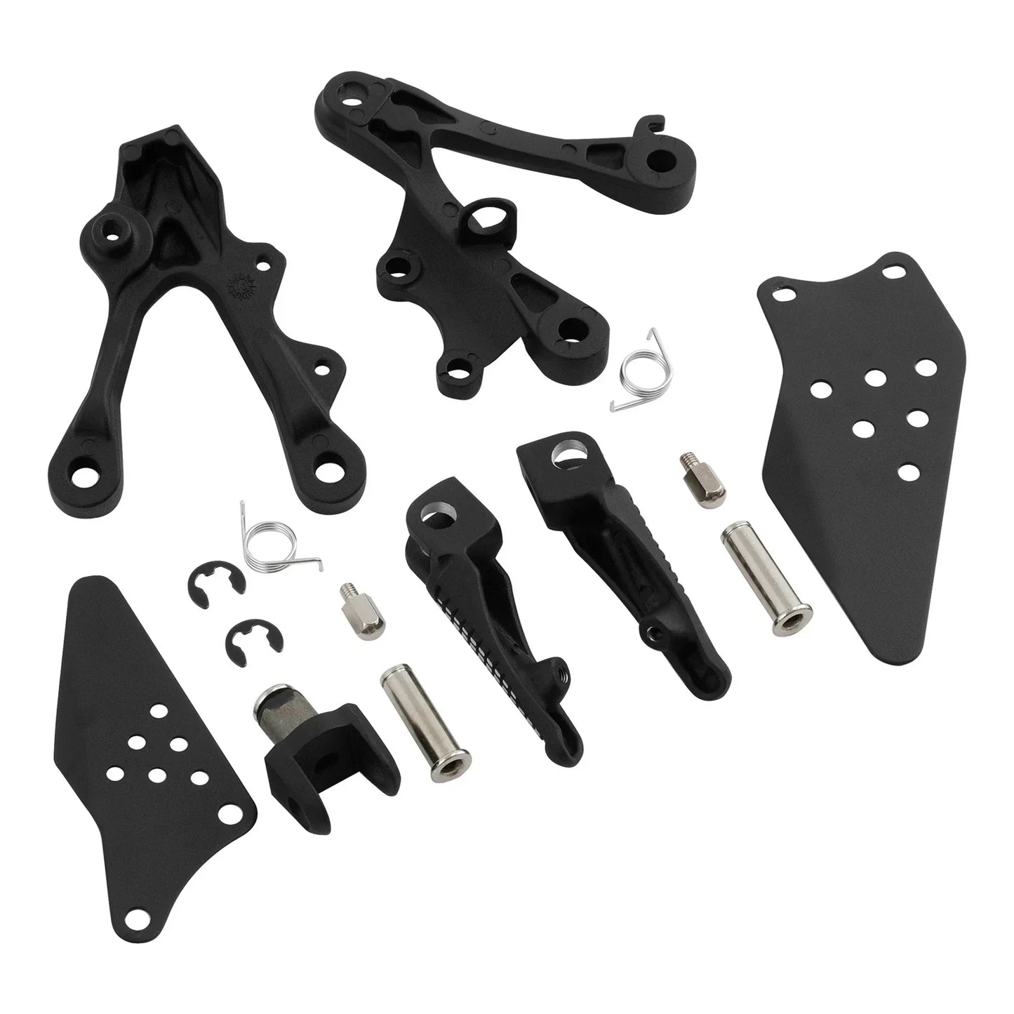 Front Footpegs Peg Footrest Bracket for Kawasaki Ninja ZX6R (2009 - 2018)