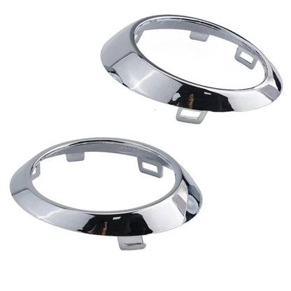 1 Pair Chrome L+R Bumper Fog Light Bezel Ring Cover for Benz W251 R320 (2006–2012)
