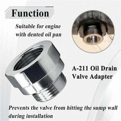 27mm Oil Drain Valve Adapter & O-ring