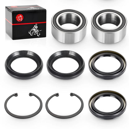 Rear Wheel Bearings w/ Seals Kit for Honda Rincon (2006–2023)