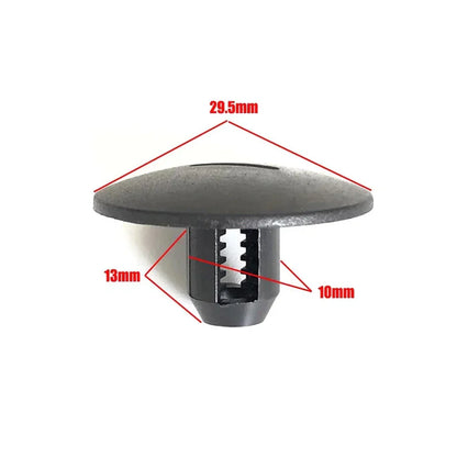 10 Pcs Striped Carpet Strap Clip Clamp for Renault