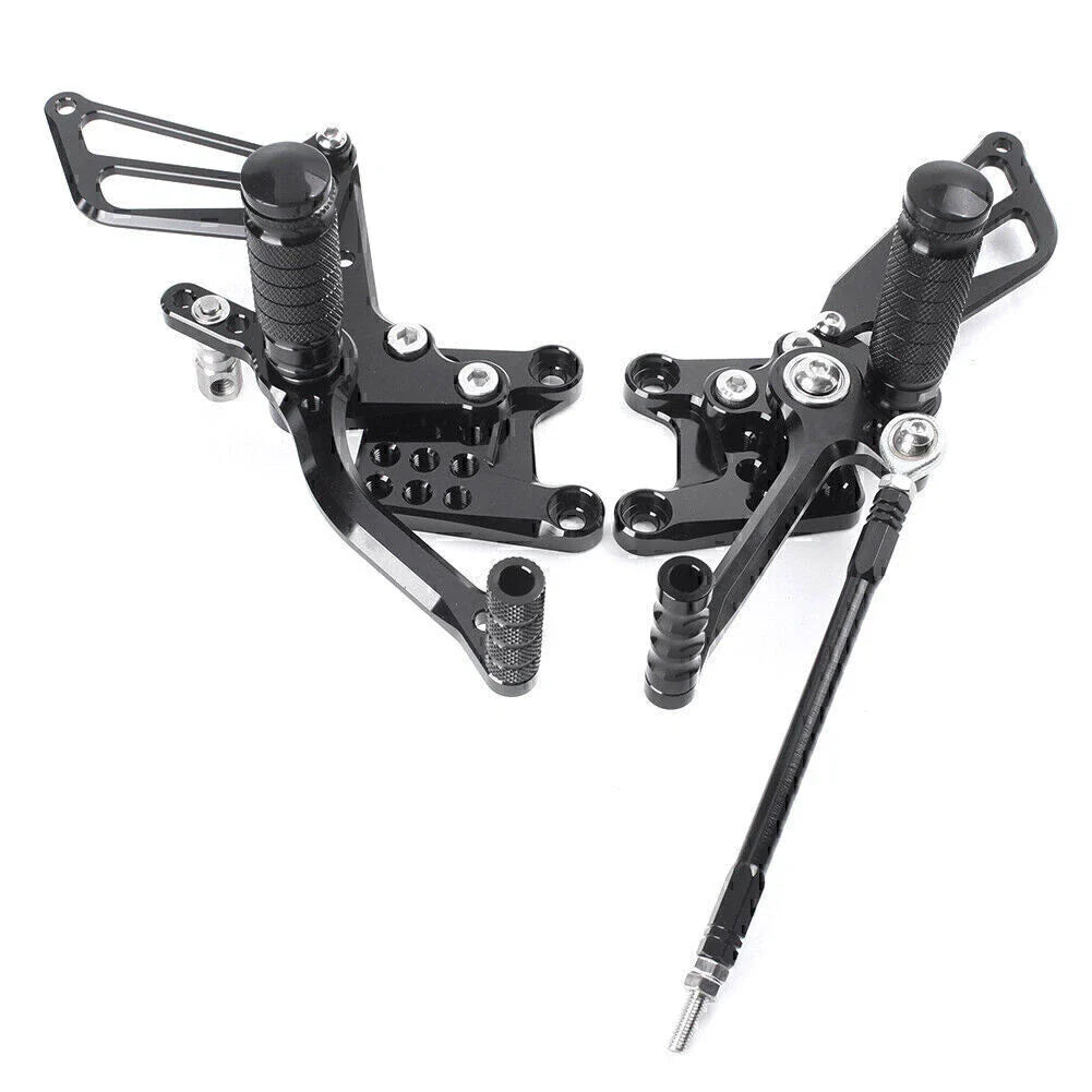 Rearsets Foot Pegs for Suzuki GSXR1000 (2000-2004), GSXR600/750 (1996-2005) Black