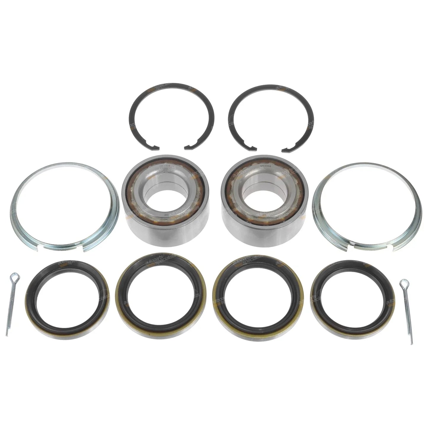 2 x Front Wheel Bearing Kits for Toyota Camry (1983–1993)